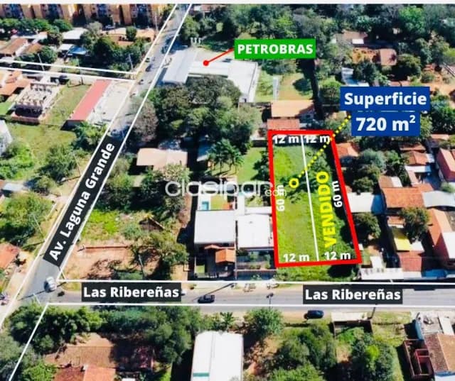 En venta amplio terreno (lote de 720 m²) - 📍San Lorenzo(zona laguna grande), foto 4