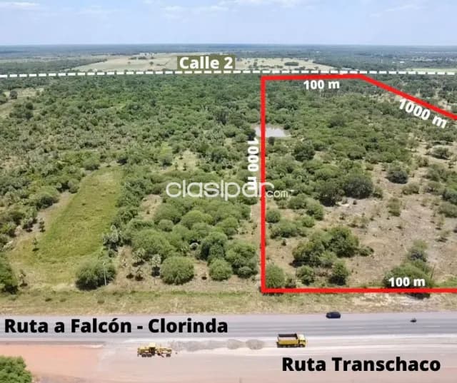 ¡en venta 10 hectáreas a pasos del puente héroes del chaco!, foto 2