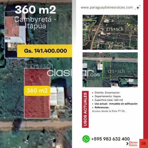 En venta inmueble de 360 m2 en Cambyretá - Itapúa — foto 2