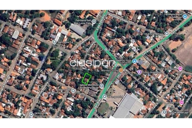 Terreno en san blás, Asunción