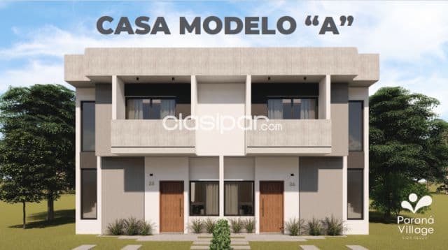 Casa tipo dúplex en el condominio cerrado paraná village: 3 habitaciones y 3 baños, foto 1