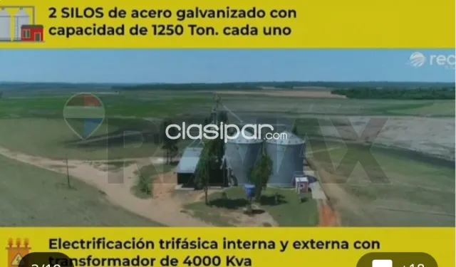 642 hectáreas caazapa distrito 3 de mayo c/silo propio listo p/trabajar equipado — foto 4