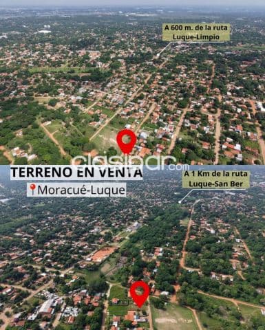 Terreno en Luque, moracue cod 4923