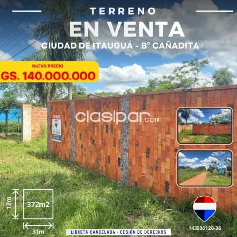 Tu terreno mas muralla en itaugua!!! — foto 3