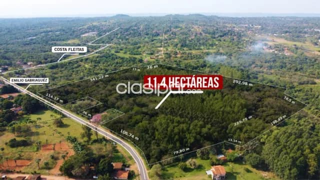 En venta importante propiedad de 11 hectareas, muy cercano al centro de capiata ruta 2 ! — foto 3