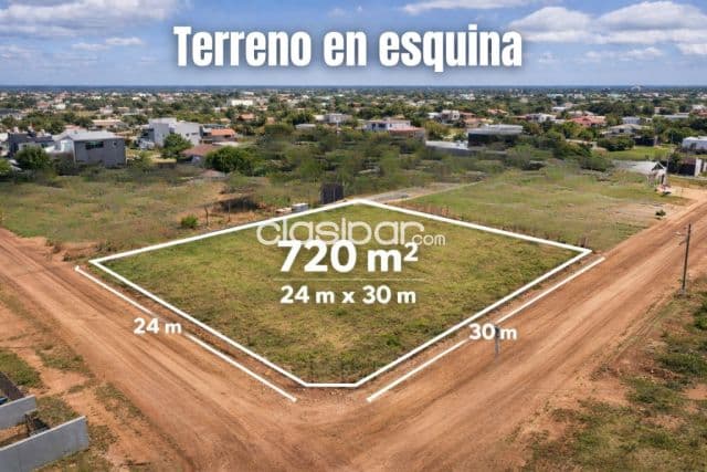 2 Terrenos en esquina en venta en Limpio