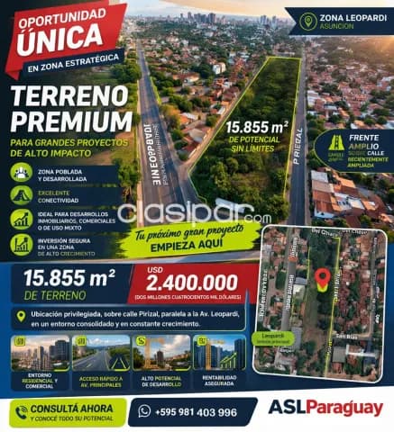 Fdo de la mora - zona leopardi - importante lote de 15.855 m2, foto 4