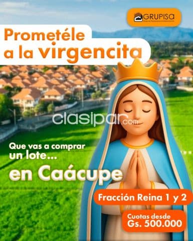 Caacupe-Comprar un lote puede llevarte 10 años,,,empeza ya