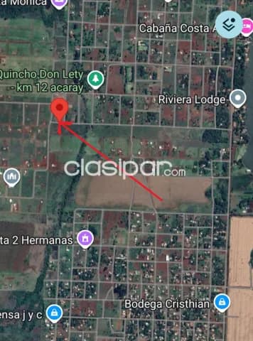 Terreno Km 12 Acaray CDE Por: 45 Millones, Esta a 6 Km De La Ruta N 2 — foto 4