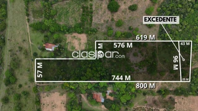 Amplio terreno de 7.3 há en loma grande. Ideal para inversión en loteamiento