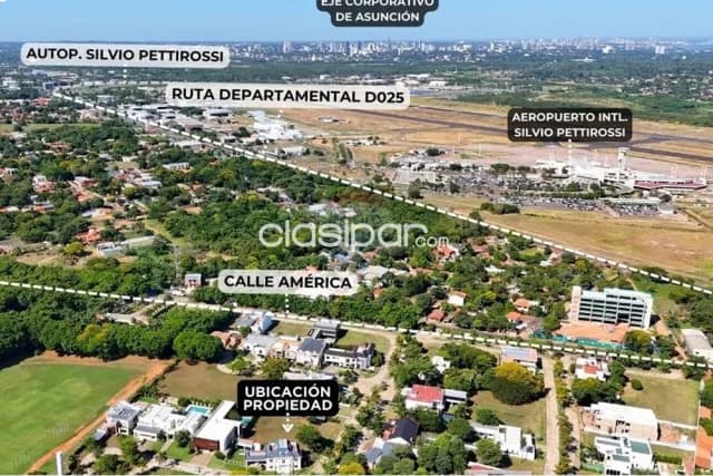 Terreno 1388 m2 Luque-zona rakiura c/35,8 m2 de frente — foto 2