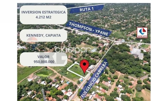 Terreno 4.212 m2 en capiata- kennedy, foto 3