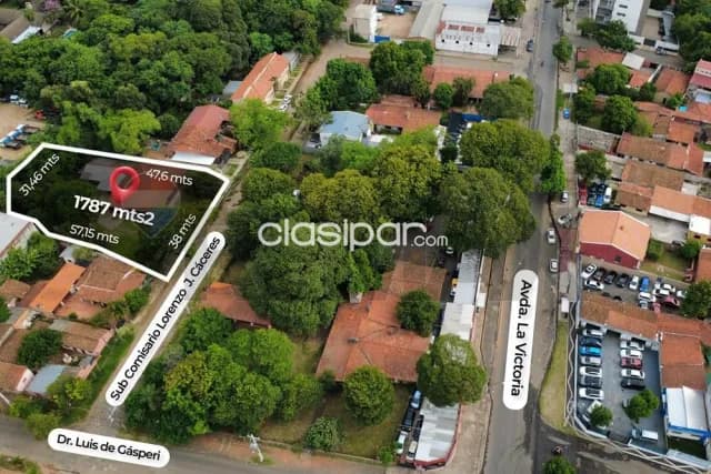 Terreno 1.787m2-barrio san pablo-asuncion a 100mtrs avda la victoria c/47 mtrs frent, foto 5