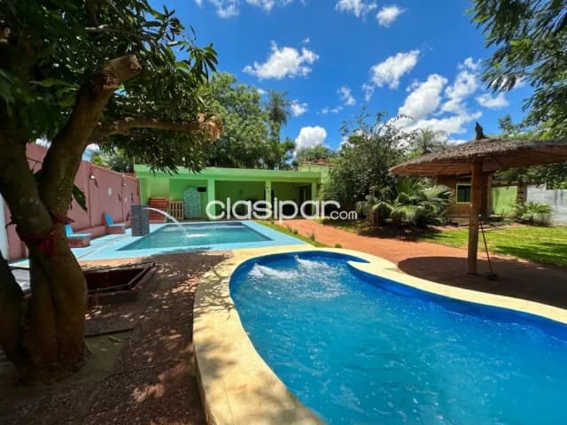Casa quinta en aregua - 2 piscinas - amplio patio-quicho-arbolarizada — foto 5