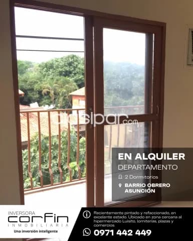 Bo obrero departamento de 1 dorm. Placar y aa, sin cochera, zona 21 y av. Félix bogado — foto 2