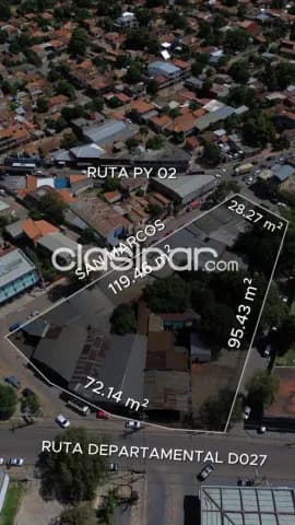 En venta amplio terreno de 5.922m2 sobre ruta 2 San Lorenzo, foto 2