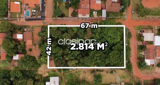 💥terreno de 2.814 m² doble esquina en maramburé - Luque 💥