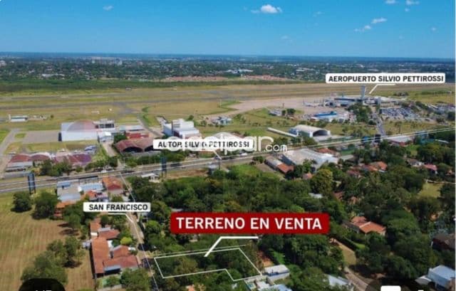 Terreno 1272 m2 en bo.jardin de oro-Luque cerca aeropuerto