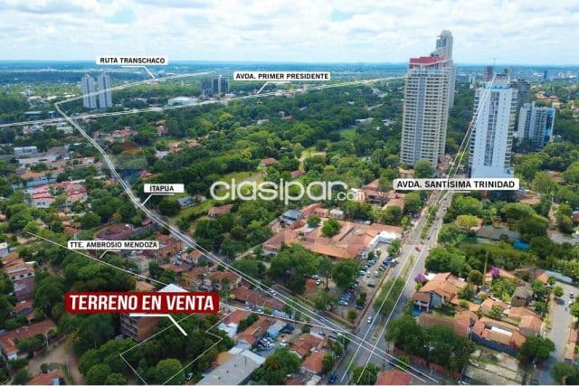 Terreno de 1076m2 - av santisima Trinidad
