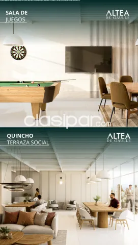 En Venta Dpto. de 1 dormitorio con 1 cochera - Edificio Altea de Gaulle — foto 4