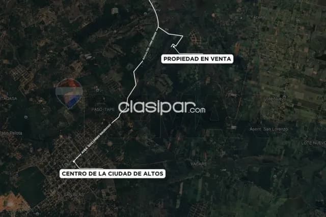 Terreno en altos a metros de la ruta, foto 2
