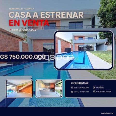 En venta casa de dos plantas a estrenar