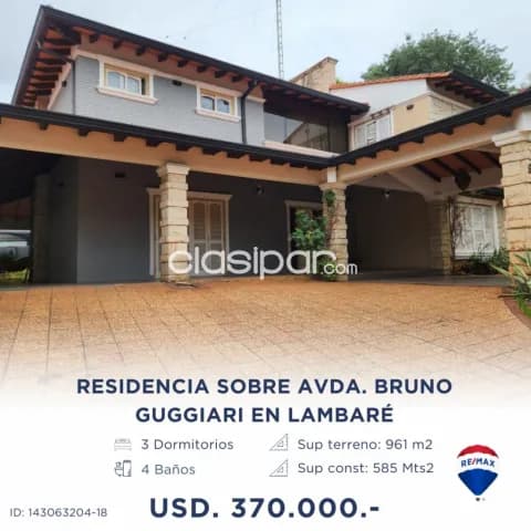 Residencia sobre avda. Bruno guggiari en Lambaré, foto 5
