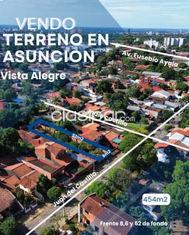 AMPLIO TERRENO Barrio Vista Alegre de Asunción, foto 2