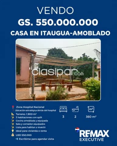 Casa amoblada en itauguá, foto 2