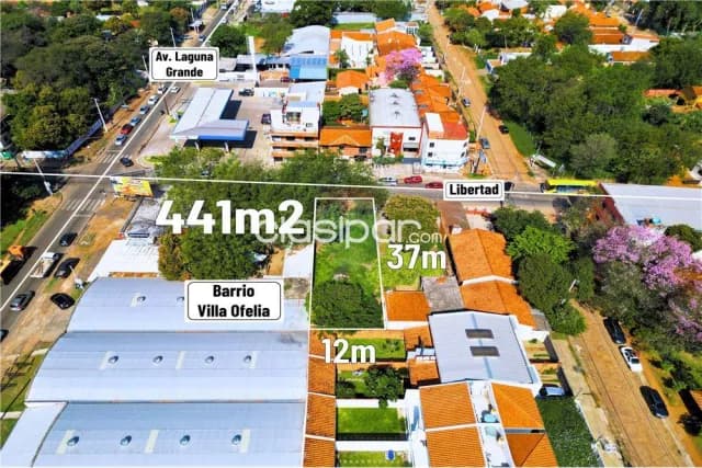 Terreno 441 m2 zona laguna grande-villa ofelia fdo.norte a 350 mtrs de mcal.lopez — foto 3