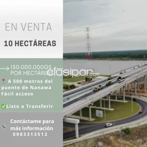 En venta 10 hectáreas en Chaco’i- La Nueva Asunción, foto 2