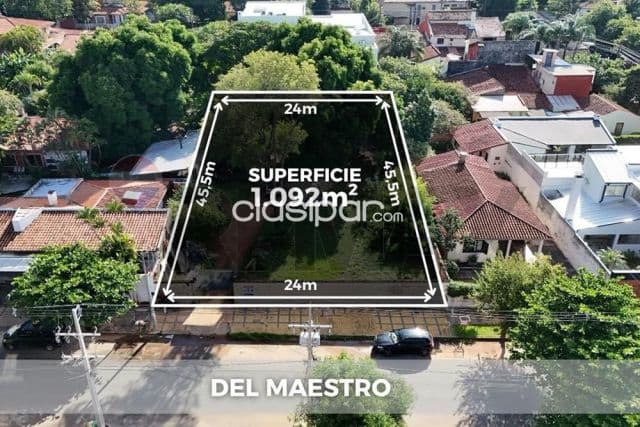 Terreno para desarrollo en Herrera – 1.092 m²