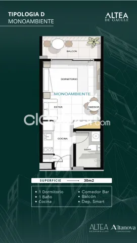 🚀 Altea De Gaulle - Monoambiente Smart en el corazón de Villa Morra, foto 3