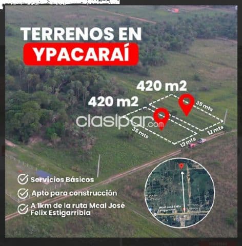 Terreno en Ypacarai