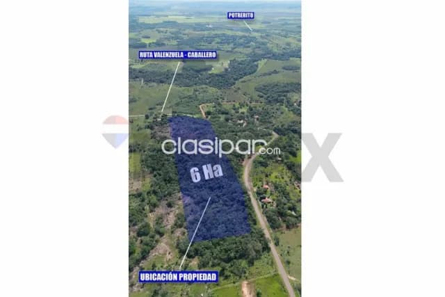 Terreno 6 hectareas-valenzuela-cordillera c/pequeña cascada paisaje c/piedras — foto 3