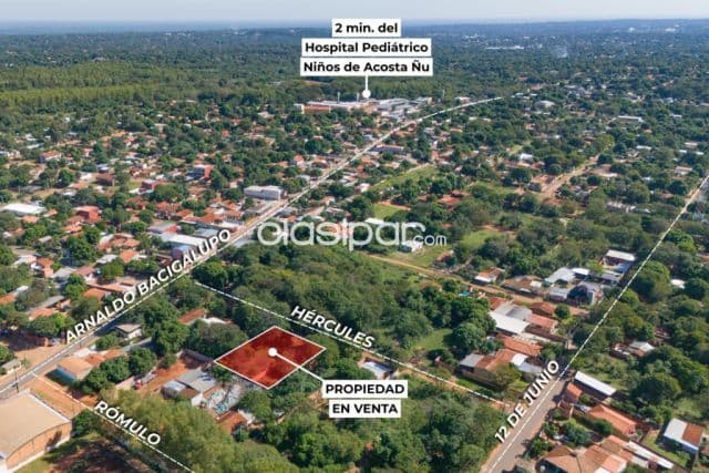 Amplio terreno en reducto San Lorenzo