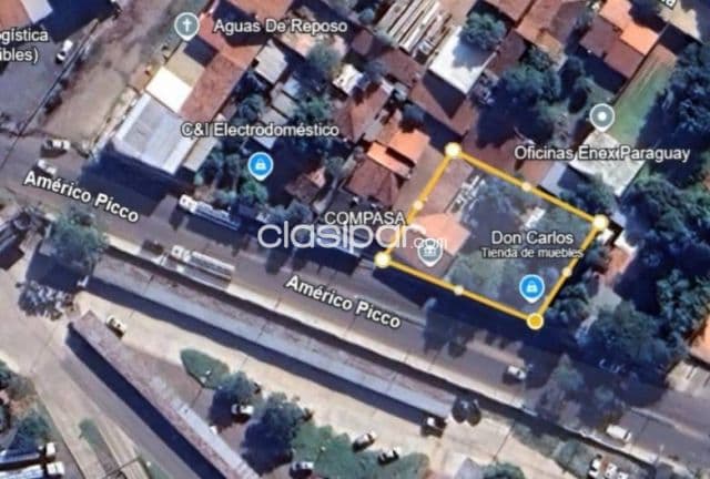 Terreno 1.254m² Av. Américo Picco y Santa Elena | Villa Elisa