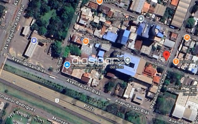 terreno en esquina de la UPE - Ciudad del Este
