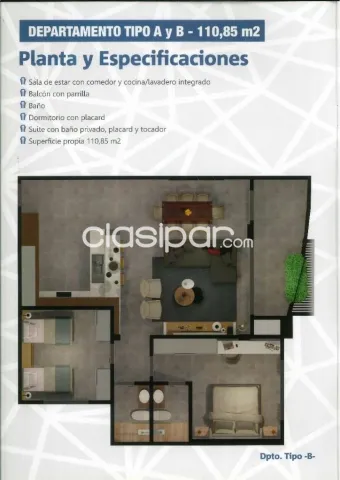 Amplio departamento en pozo en el edificio manhattan, foto 4