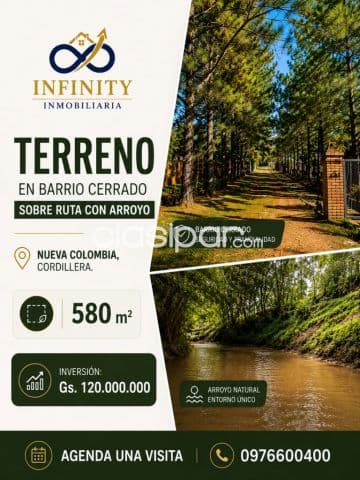 🌿 Terreno en Venta en Barrio Cerrado – Nueva Colombia, Cordillera 🌿