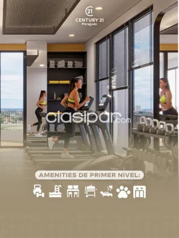 En venta departamento en pozo de 1 dormitorio en el Eje Corporativo de Asunción, foto 4