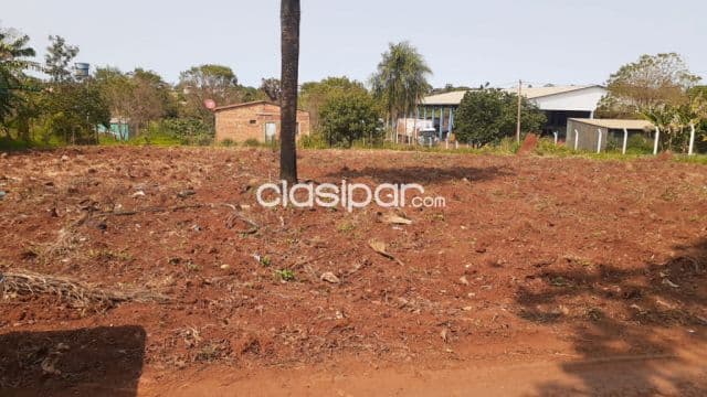 Terreno Minga Guazú Km16 Acaray en esquina