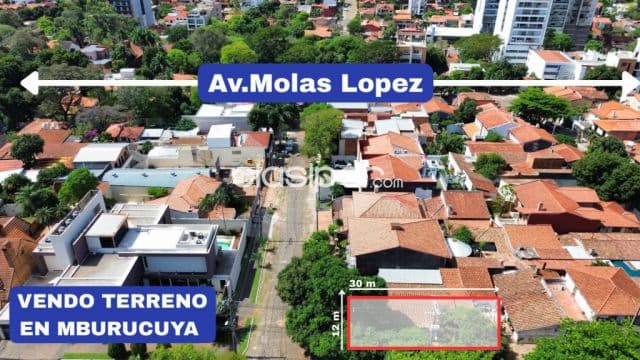 Terreno en esquina barrio mburucuyá