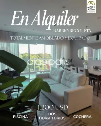 En alquiler departamento amoblado en Recoleta, foto 2