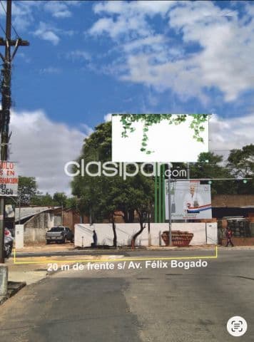 TERRENO EN VENTA – Sobre la Av. Félix Bogado
