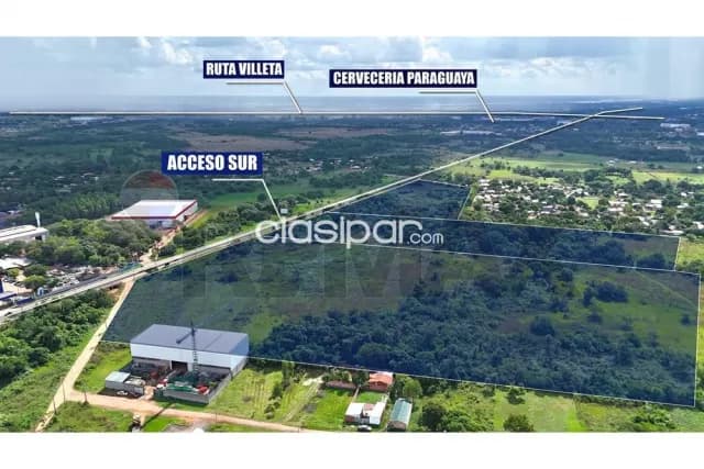 Terreno de 9,6 ha sobre acceso sur – ypané — foto 5
