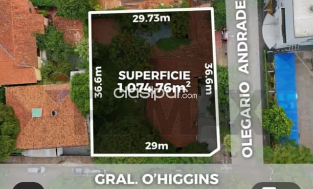 Urgentee unico terreno esquina 1076m2 Villa Morra s/o'higgins y andrade frente telef — foto 3