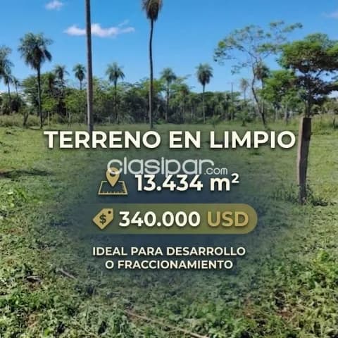 Amplio terreno en limpio 13.433 m2 para desarrollo o fraccionamiento — foto 2