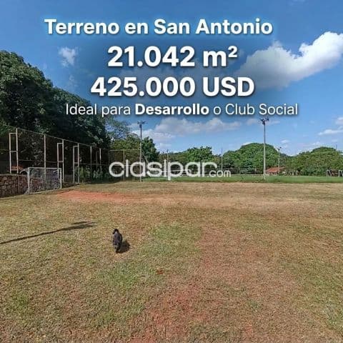 Terreno en san antonio 21.042m2 ideal para desarrollo o club social