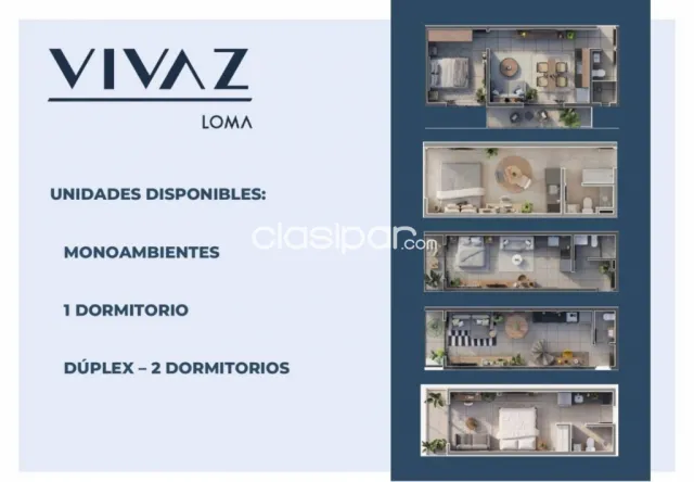 Departamentos de 1 dormitorio en pozo en Mariano Roque Alonso, foto 2